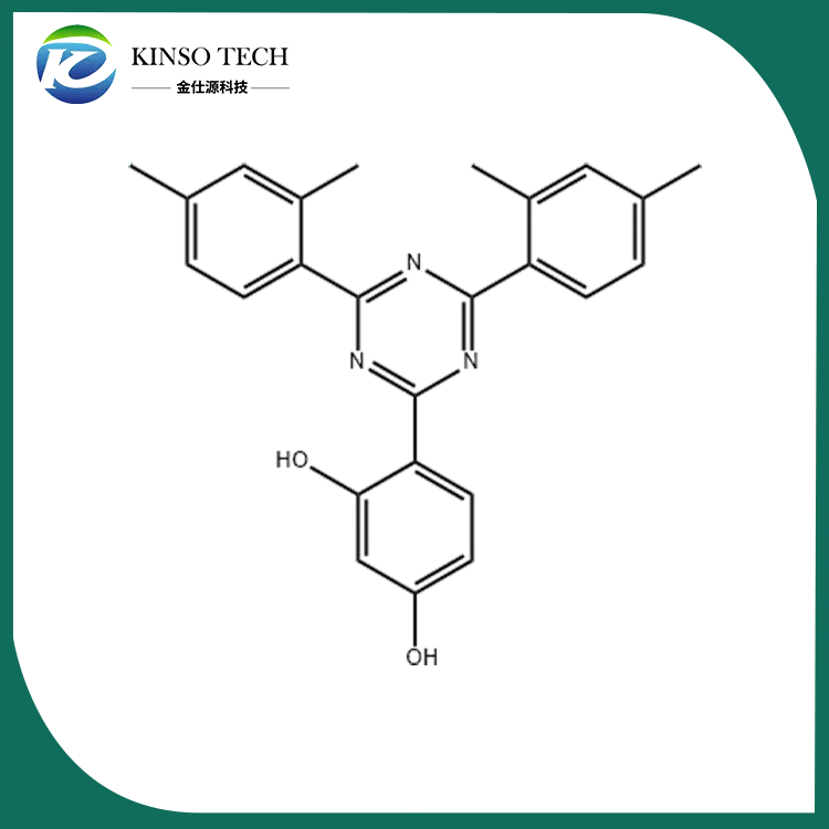 2- (2,4-dihydroxyfenyl) -4,6-bis (2,4-dimethylfenyl) -1,3,5-triazine CAS 1668-53-7